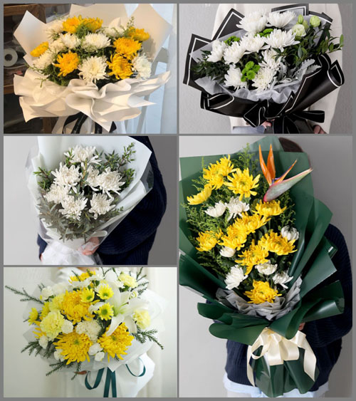 贵州贵阳南明区见龙社区服务中心白事花束代送
